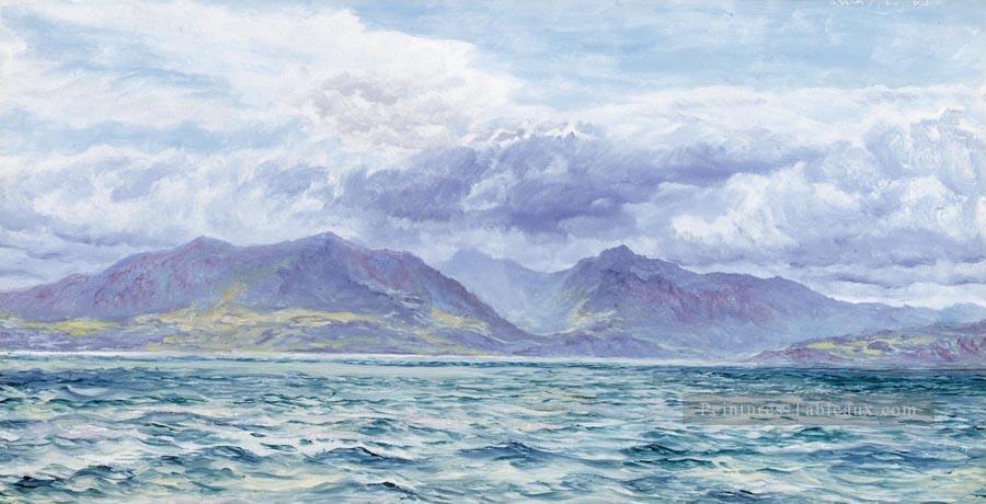 Arran paysage marin Brett John Peintures à l'huile
